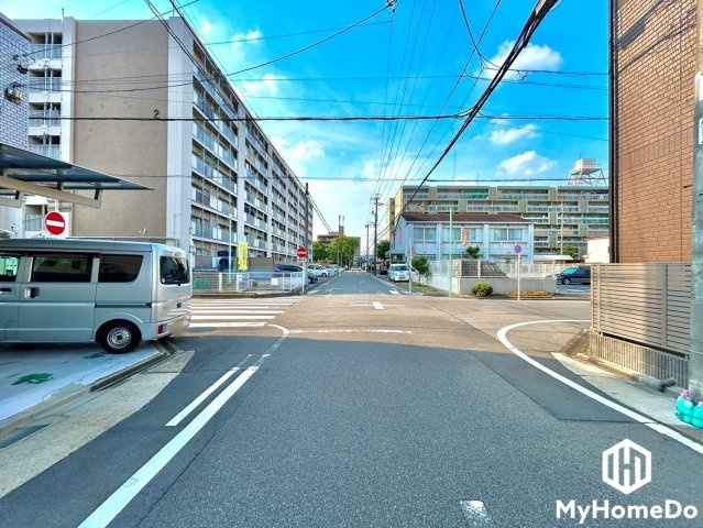北区志賀町3丁目の前面道路含む現地写真
