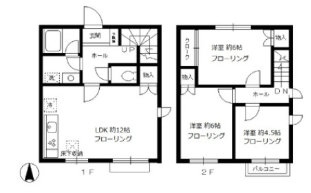 ヴェスティージュの間取り
