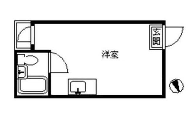 トップルーム新宿の間取り