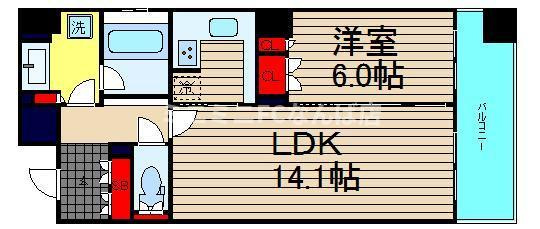 リーガル四ツ橋立売堀Ⅱの間取り|イメージ