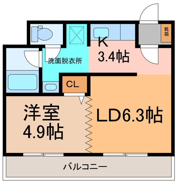 ラ・ヴィレットの間取り