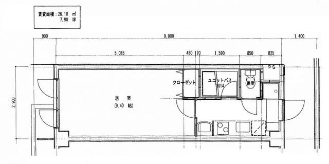 コリーヌ恵比寿の間取り