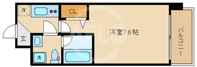 メゾンキコー難波南の間取り|メゾンキコー難波南　間取り