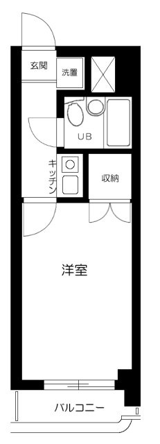 東日本橋フラワーハイホームの間取り|間取りです。