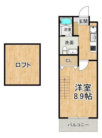 アロハ舞子の間取り|※間取りが現況と異なる場合は現況を優先します※
