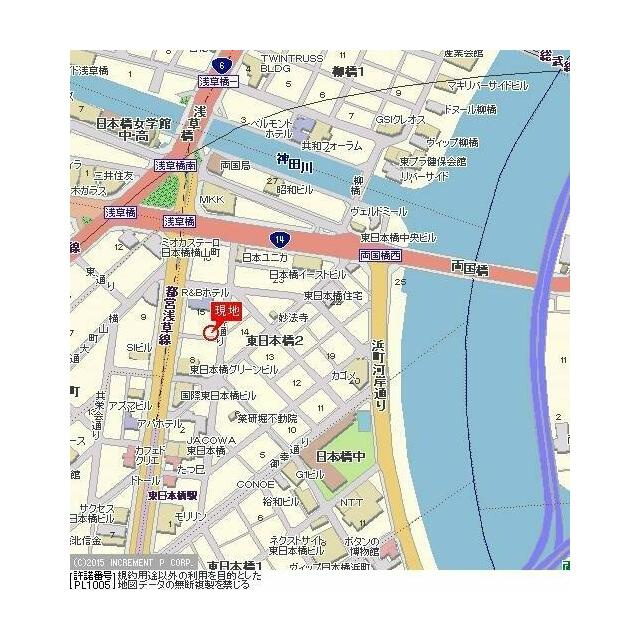 東日本橋フラワーハイホームの地図