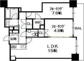 ザ・セントラルマークタワーの間取り