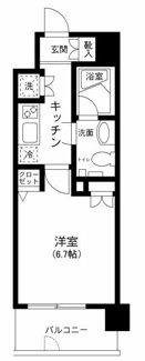 【間取り】 | プライムアーバン田町 | 間取りです。