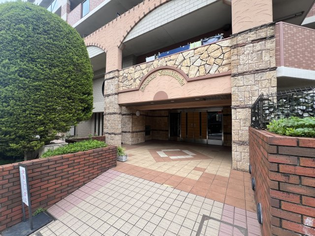 ららぽーと横浜が徒歩圏内♪リノベーションされてデザイン性のあるお部屋に生まれ変わってあら素敵！最近のゴンチャはちょっとポテンシャル上がっている模様（ららぽーとにアリ）な、【ダイアパレスつづきの丘】のエントランス|ゆとりのあるエントランスです