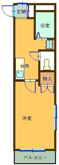 【間取り】 | メゾンドゥ北斗 | 間取りです。
