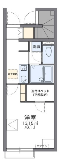 レオパレス本城第二の間取り