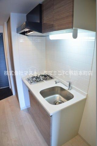 プレサンス松屋町駅前のキッチン