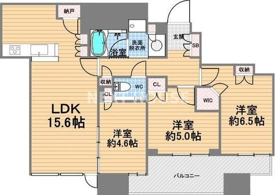 シティタワー梅田東の間取り