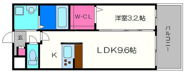 エクセルシア天神橋の間取り