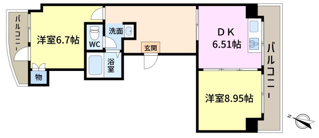 山口ビルの間取り