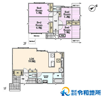新規戸建　茅ヶ崎市浜之郷の間取り