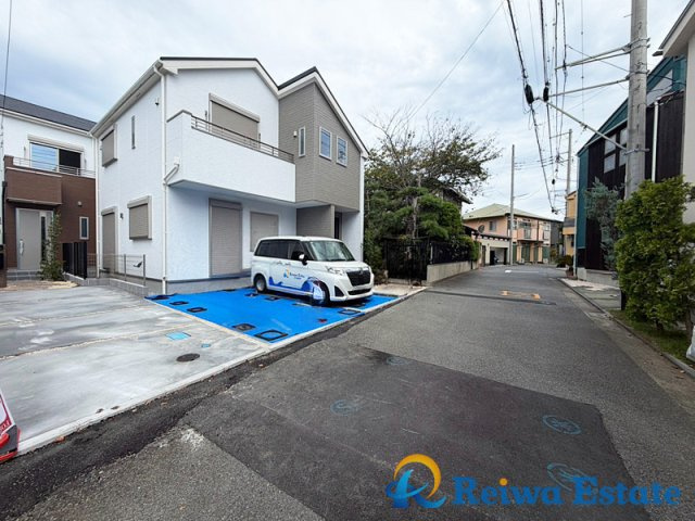 新規戸建　茅ヶ崎市浜之郷の前面道路含む現地写真