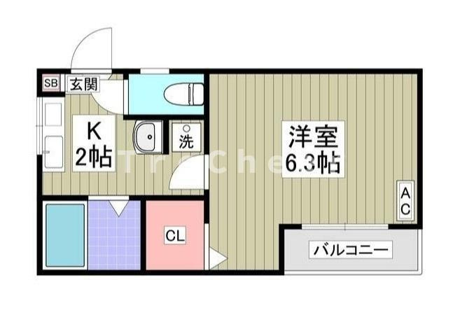 セレンディピティ田端の間取り