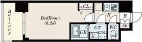 S-RESIDENCE阿波座Westの間取り