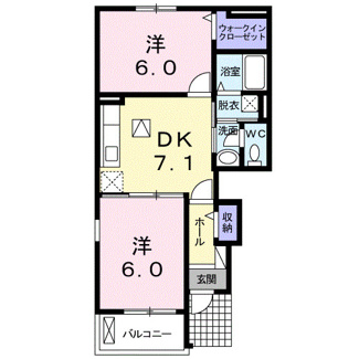 【間取り】 | アルバフラン　Ｃ