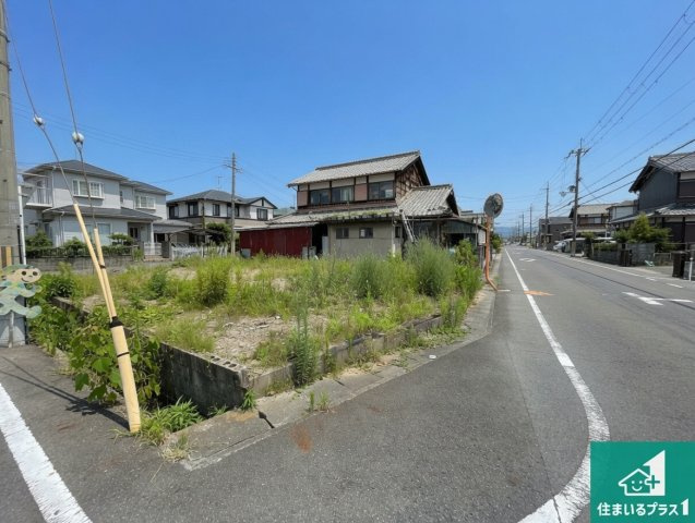 草津市木川町　第2期　新築一戸建ての前面道路含む現地写真|周辺は落ち着いた街並みの住宅地！子育てがしやすい住環境です！まだ未完成ですが、現地でしかわからない事もございます。是非一度ご覧ください。