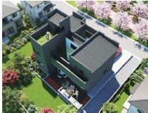 越谷市弥栄町1丁目　新築戸建ての完成予想図