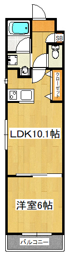 Soga Architect BLDⅡの間取り