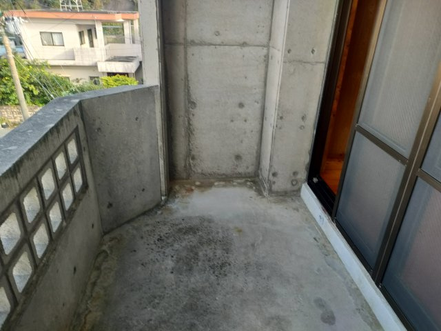 グリーンマンションⅠのバルコニー