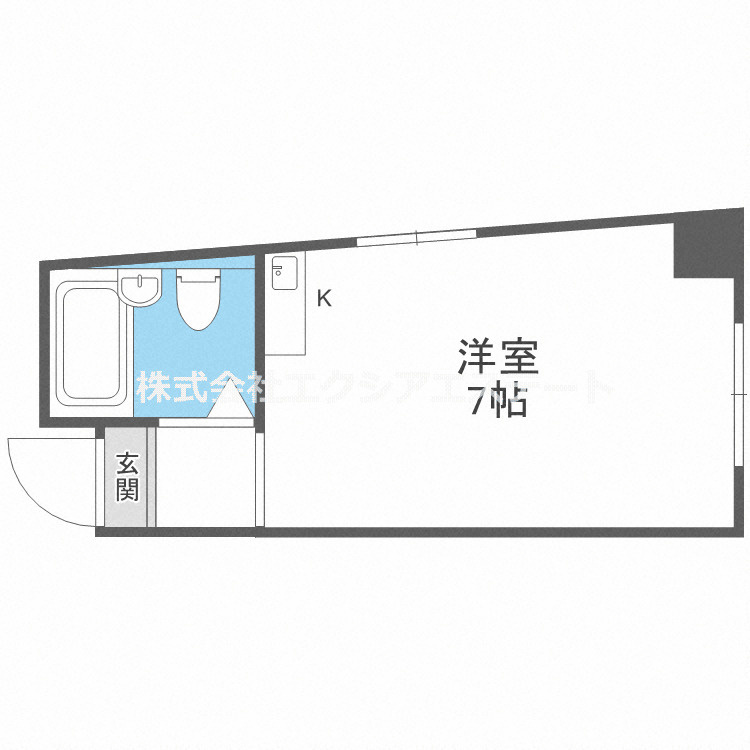 シュライン玉造の間取り