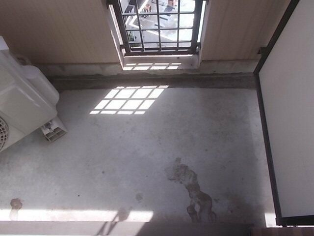 スカイコート新宿曙橋のバルコニー