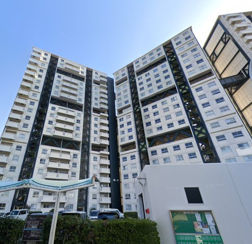 芦屋浜高層（若葉）1号棟の外観