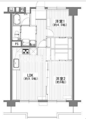 綾瀬市寺尾北１丁目の賃貸マンションの間取り