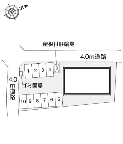 レオネクストアルプスの区画図