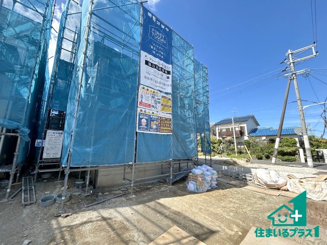 ●19(土)～23(水)現地説明会！　葛城市疋田　全4邸の外観|建築中ですが現地を見ると分かる事もございますので、ぜひ一度現地をご覧ください。