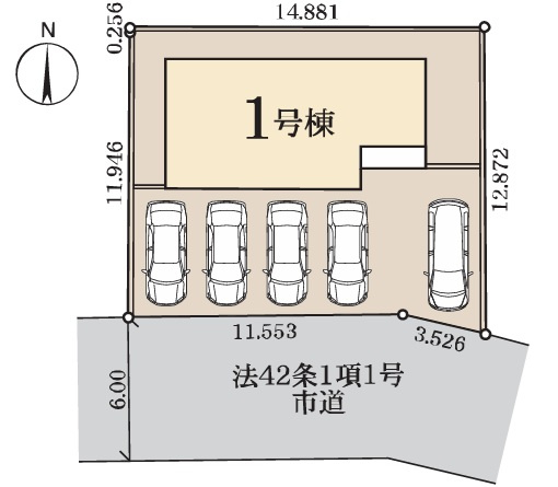 市原市青葉台７丁目の区画図
