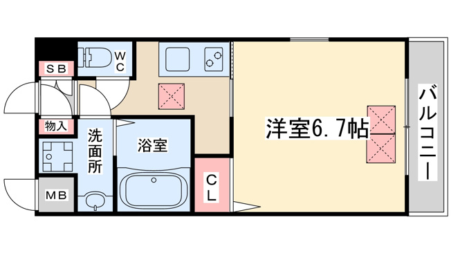 【間取り】 | サンスクエア新大阪