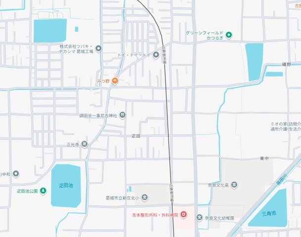●葛城市疋田　第6期　新築一戸建ての地図