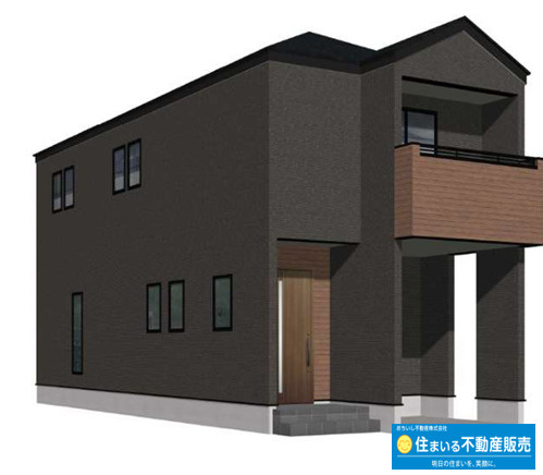 春日市昇町４丁目1期　１号棟の外観パース