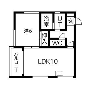 グレイス竹内Ⅱの間取り