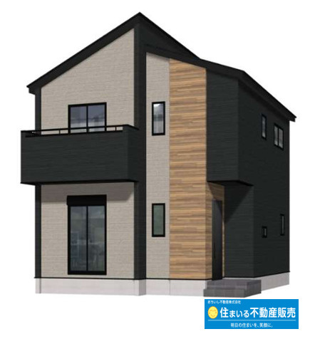 春日市昇町４丁目1期　２号棟の外観パース