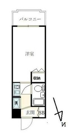 【間取り】 | スカイコート阿佐ヶ谷第２