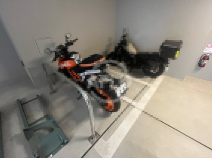 エスリード大阪ラリュールのその他共用部分|バイク置き場