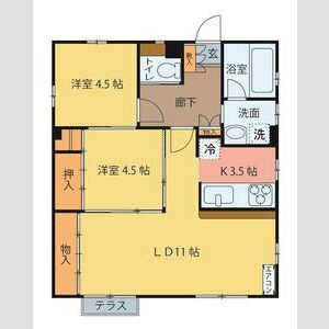 フランジュールの間取り