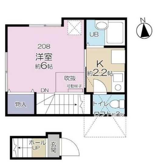 【間取り】 | ロンディネ鷺ノ宮