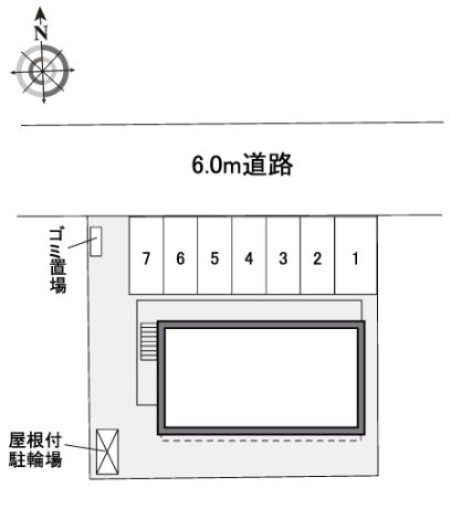 レオパレスアズミールの駐車場