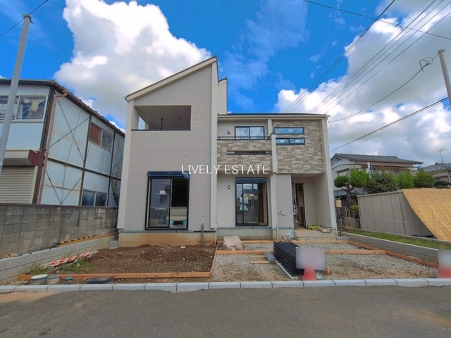 草加市新里町 新築分譲住宅 全2棟 1号棟の外観