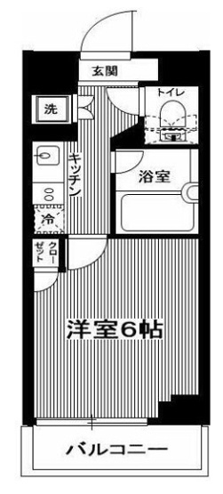 【間取り】 | ルーブル都立家政参番館