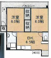 【間取り】 | ハイツ仙波苑
