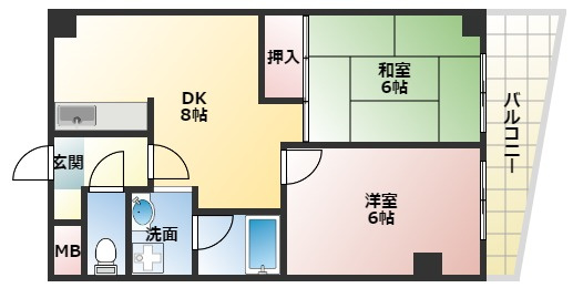 【間取り】 | リプレ美章園