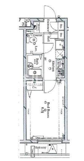 板橋区成増２丁目の賃貸マンションの間取り
